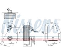 OIL COOLER ENGINE OIL 91179 FOR MERCEDES-BENZ C-CLASS SL E-CLASS/T-Model/Break