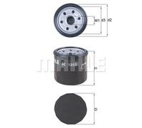 MAHLE OC 1253 Oil filter