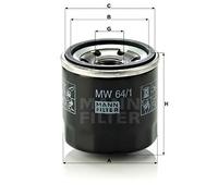 New Oil Filter for HONDA MOTORCYCLES:CB,GL,NT,SH,ST 15010MW0000 15208MM9P03