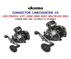 NEW OKUMA CONVECTOR LINE COUNTER REEL LOW PROFILE BOAT FISHING MULTIPLIER REEL