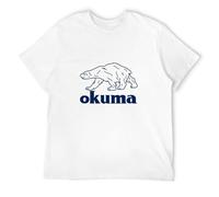 New Okuma Logo Pro Fishing Men's T Shirt White XL