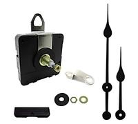 New or Replacement Battery Operated High Torque Ticking Japanese Quartz Mechanism Movement Motor Outdoor Wall Clock Long Metal Hands DIY Repair (221mm Spade Hands)