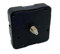 New Quartz Silent Non Ticking Quiet Sweep Clock Mechanisms Battery Powered Replacement Plastic Motor 3.6mm & 5.5mm Hand Holes (Short - Gold Thread 5mm - Total Length 13mm, Without Hanger)