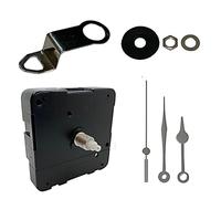 New or Replacement Battery Operated Non Ticking Chinese Make Quartz Mechanism/Motor With Metal Hands Wall Clock DIY Repair (1, 73mm Silver)