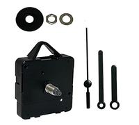 New or Replacement Battery Operated Non Ticking Chinese Make Quartz Mechanism/Motor With Plastic Hands Wall Clock DIY Repair (5, 80mm Black)