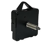 New or Replacement Battery Operated Ticking And Silent Japanese Quartz Mechanism Movement Motor Wall Clock DIY Repair 12888 Compatible (24mm Silver Thread - Silent)