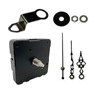 New or Replacement Battery Operated Ticking Reverse “Barbers Clock” Quartz Mechanism/Motor Wall Clock DIY Repair. Please Note Hands Will Rotate Anti-Clockwise! (50mm Black Hands)