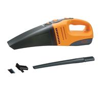 New Orange & Black RAC 12V Wet & Dry Car Vacuum Cleaner Dual Function Handheld Vacuum with 3m Power Cable, 2700PA Suction & In-Car 12V Connector,Crevice Tool, Squeegee & Upholstery Brush -A20
