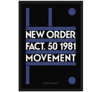 NEW ORDER Patch # 1 FACT. 50 1981 MOVEMENT 10 x 7 cm