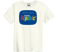 New Order Unisex T-Shirt Live From Republic Vintage White (L)