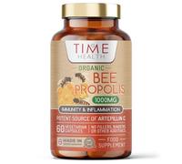 New: Organic Bee Propolis - High Strength 4:1 Extract - 1000mg - 60 Capsules - Powerful Antioxidant Action - Immunity, Cognition & Inflammation Support - GMP - UK Made Supplement - Zero Additives