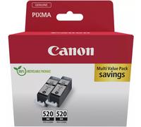 New Original Canon PGI-520 Twin Pack Ink Cartridge for Canon Pixma MP550