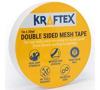New: Original Carpet Tape for Rugs, Mats, Pads, Runners [Anti Slip Non Skid Technology] Indoor Gripper Tape Double Sided Adhesive [Works on Any Floor] Grips Hardwood, Tile, Laminate Floor (1" x 60ft)