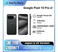 New Original Google Pixel 10 Pro XL 5G Smartphone Triple Rear Camera System Tensor G5 4870 mAh Battery 6.8" Super Actua Display Moonstone