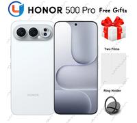 New Original HONOR 500 Pro 5G Mobile Phone 6.55" AMOLED Display Snapdragon 8 Elite Camera 200MP Battery 8000mAh Smartphone White