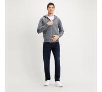 New Original Zip-Up Hoodie in Cotton grey