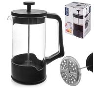 NEW Orion Coffee Maker Piston Brewer 1L Glass Black French Press Tea Coffee