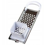 NEW Orion pasta grater with lid and plug 33x11x7 cm stainless steel kitchen