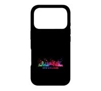 New Orleanian Skyline Colorful Cityscape New Orleans Case for iPhone 17 Pro