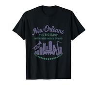 New Orleans Big Easy Gumbo City Pride Design T-Shirt