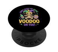 New Orleans Carnival Mardi Gras Voodoo Doll PopSockets Adhesive PopGrip