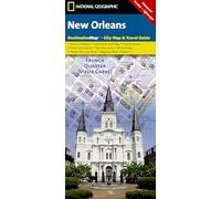 New Orleans City Map - National Geographic Destination City Map | Waterproof, Foldable Travel Map with Attractions, Streetcar Routes & Neighborhoods: Destination City Maps