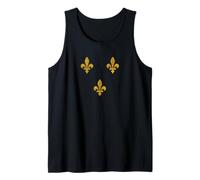 NEW Orleans Flag NOLA Louisiana Fleur DE LIS Tank Top