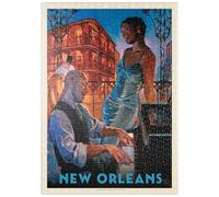 New Orleans: Jazz, Vintage Poster - Premium 500 pieces Puzzle - MyPuzzle special collection from Anderson Design Group