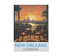 New Orleans Louisiana,Puzzle 1000 Pieces Paper Puzzle Adult Children'S Educational Toy Family Decompression Game(38x26cm)-FJ54