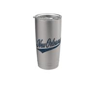 NEW Orleans Louisiana Varsity Script Classic Retro Style Stainless Steel Insulated Tumbler