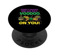 New Orleans NOLA Mardi Gras Voodoo Doll PopSockets Adhesive PopGrip