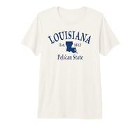 New Orleans Pelican State Est. 1812 Premium T-Shirt