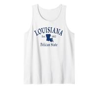 New Orleans Pelican State Est. 1812 Tank Top