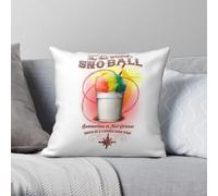 New Orleans Snowball Square Pillowcase Polyester Linen Velvet Pattern Zip Decorative Throw Pillow Case Sofa Seater Cover