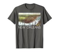 New Orleans The City of New Orleans T-Shirt, Men, Asphalt Grey, Small