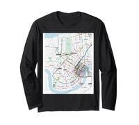 New Orleans Transit System Travel Art USA Long Sleeve T-Shirt