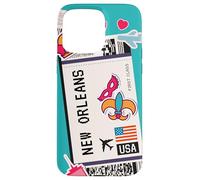 New Orleans Travel Boarding Pass USA Adventure Case for iPhone 15 Pro Max
