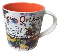 New Orleans Watercolor Ceramic Souvenir 16oz Coffee Tea Mug