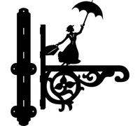 New Ornate Mary Poppins Iron Hanging Basket Bracket