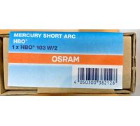 HBO 103W/2 OSRAM LAMP BULB SHORT ARC MICROSCOPE (356)
