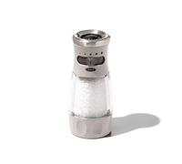 OXO 11312400 Good Grips Contoured Mess-Free Salt Grinder, Ceramic, Gray