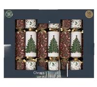 New Pack of 16 Enchanted Christmas Ornament, Come With Surprise Gifts Inside, With A Hat, Snap, Motto and Gift Awaiting to Surprise You, Elevate your Celebrations - Burgundy and Cream