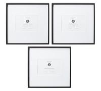 New Pack Of 3 Sleek, Modern Design New York Gallery Pack Photo Frames, Display Special Memories, Perfect for Hanging in Your Hallway, Living Room, Or Bedroom for A Chic Look. - 5x7 - Black
