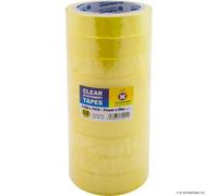 New Pack Of 9 Clear Packing Tape Stationary Workshop 24mm X 50M