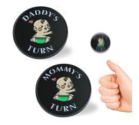 New Parent Decision Coin Funny Pregnancy Gifts for First Time Moms Dads, Cute New Parents Gift Mommy Daddy Couples Gift Ideas, Gag Gift for Baby Shower Birthday Fathers Day,Black