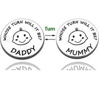 New Parent Decision Coin,Gifts for Mum Dad,Newborn Baby Gifts,Flip Coin Decision,Mother's Day,Birthday,Anniversary,Mother's Day Gifts