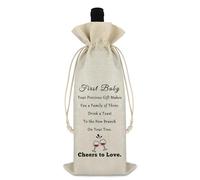 New Parent Gifts Wine Bag First Time Mum Dad Gift Pregnancy Announcement Gift Wine Bag New Mum Dad Gifts for Mothers Day Fathers Day Christmas Birthday Baby Shower