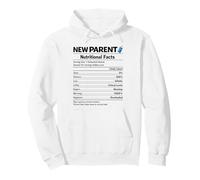 New Parent Nutritional Facts Baby Reveal Pregnancy mom dad Pullover Hoodie