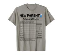 New Parent Nutritional Facts Baby Reveal Pregnancy mom dad T-Shirt