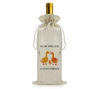 New Parents Gifts Reusable Wine Bottle Covers Pregnancy Announcement Gift Mom Dad to Be Gifts First Time Mum Dad Gift Christmas Birthday Fathers Day Mothers Day Present for New Parents Wine Bottle Bag